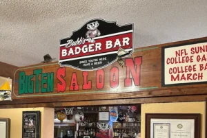 Badger Bar sign