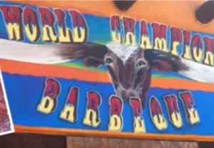 World Champion BBQ sign